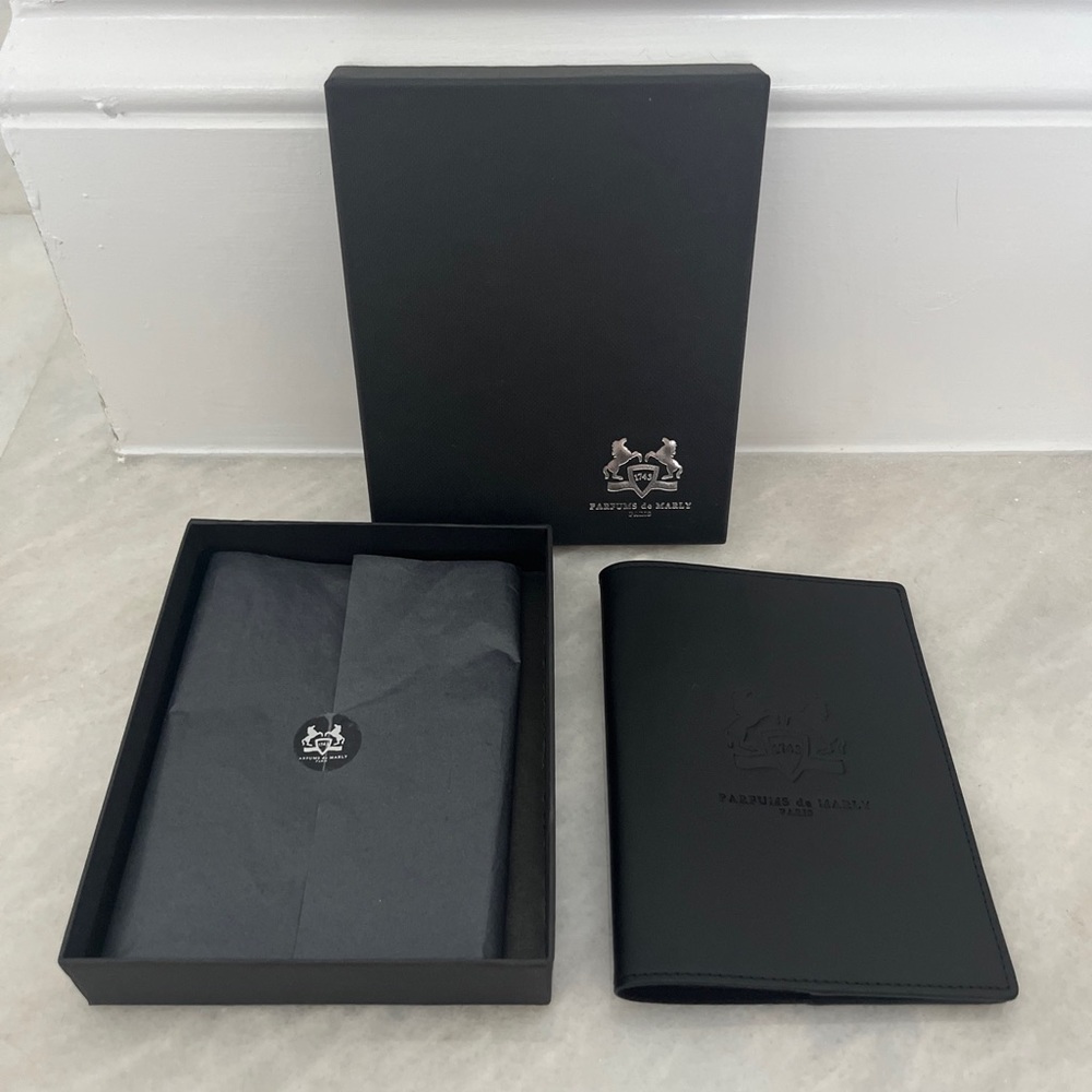 Brand New Parfums de Marly black, leather men’s wallet